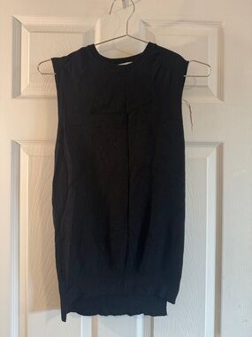 Zara Black Sleeveless Knit Tank
